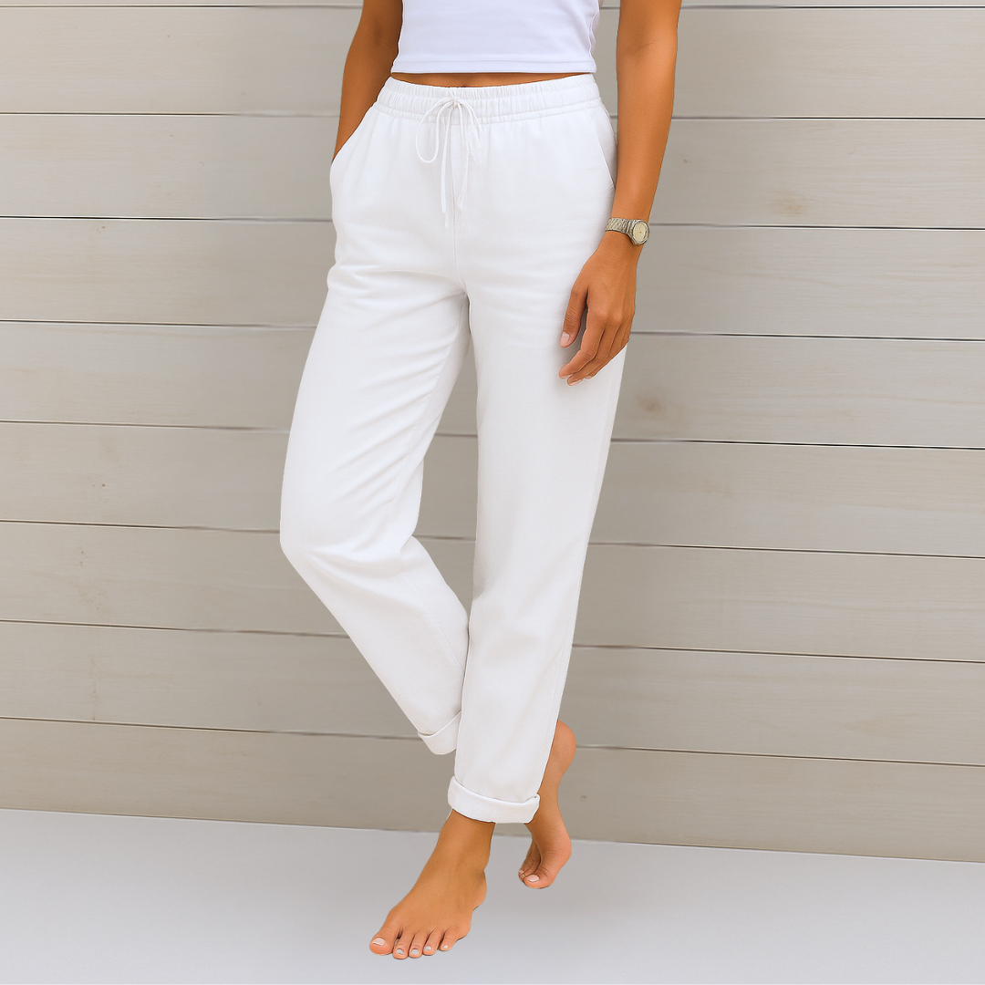 Indie - Premium Breathable Linen Stretch Trousers