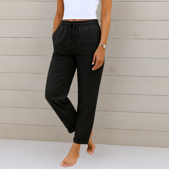 Indie - Premium Breathable Linen Stretch Trousers