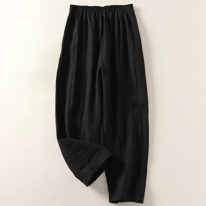 Lucy - Relaxed Elastic-Waist Trousers