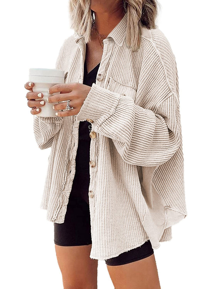 Charlina | Cozy Waffle Shacket