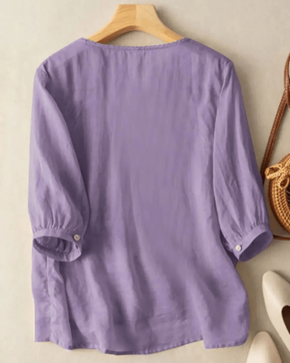 Cristine | Delicate Cotton Blouse