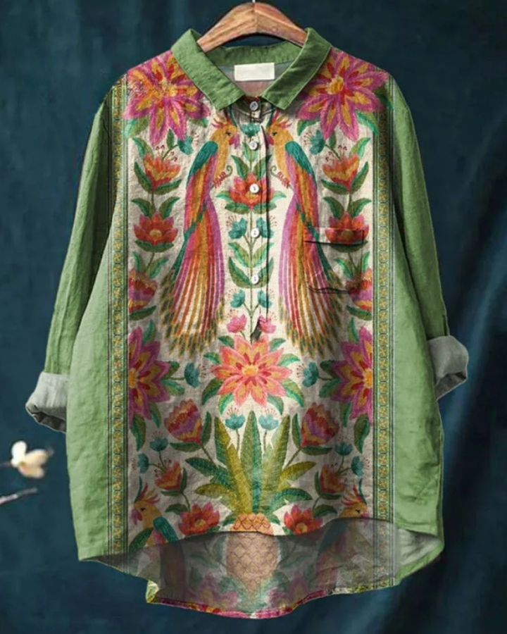 Edwina | Bloom Button Blouse