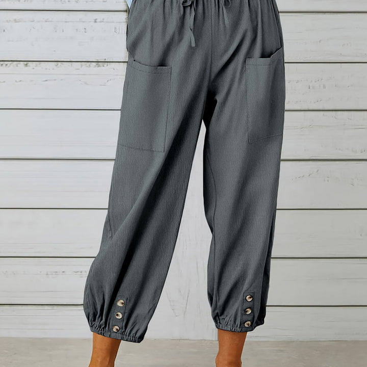 Kate - Wide Leg Capri Pants