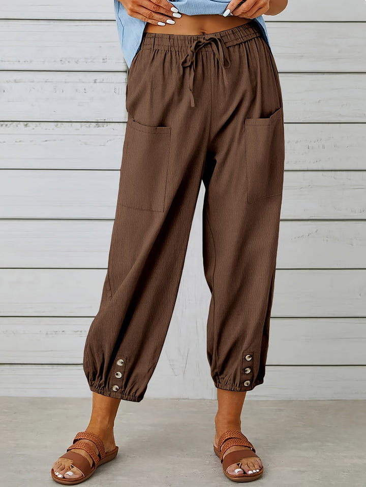 Kate - Wide Leg Capri Pants