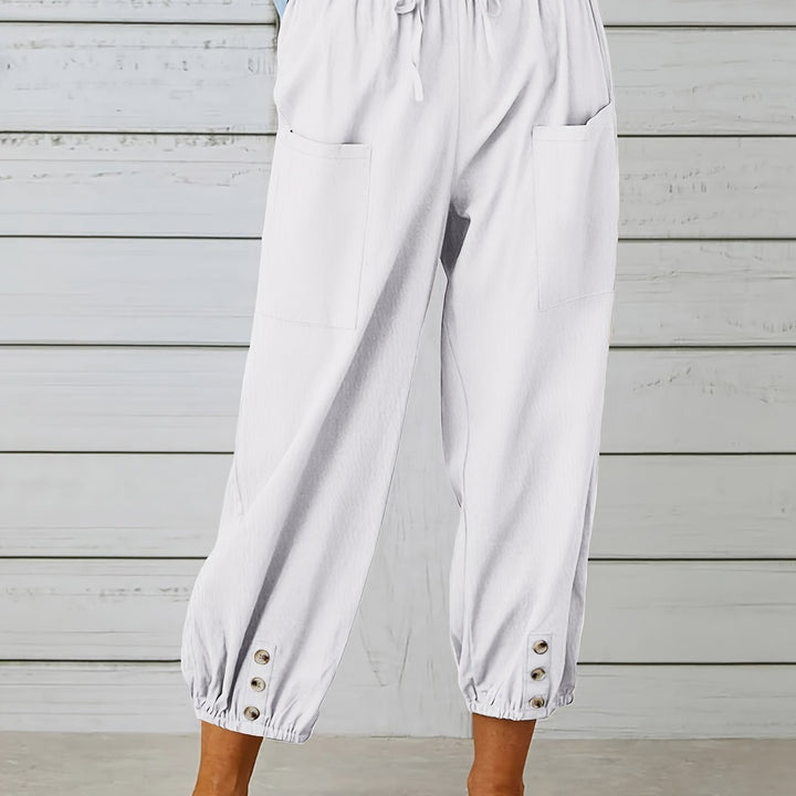 Kate - Wide Leg Capri Pants