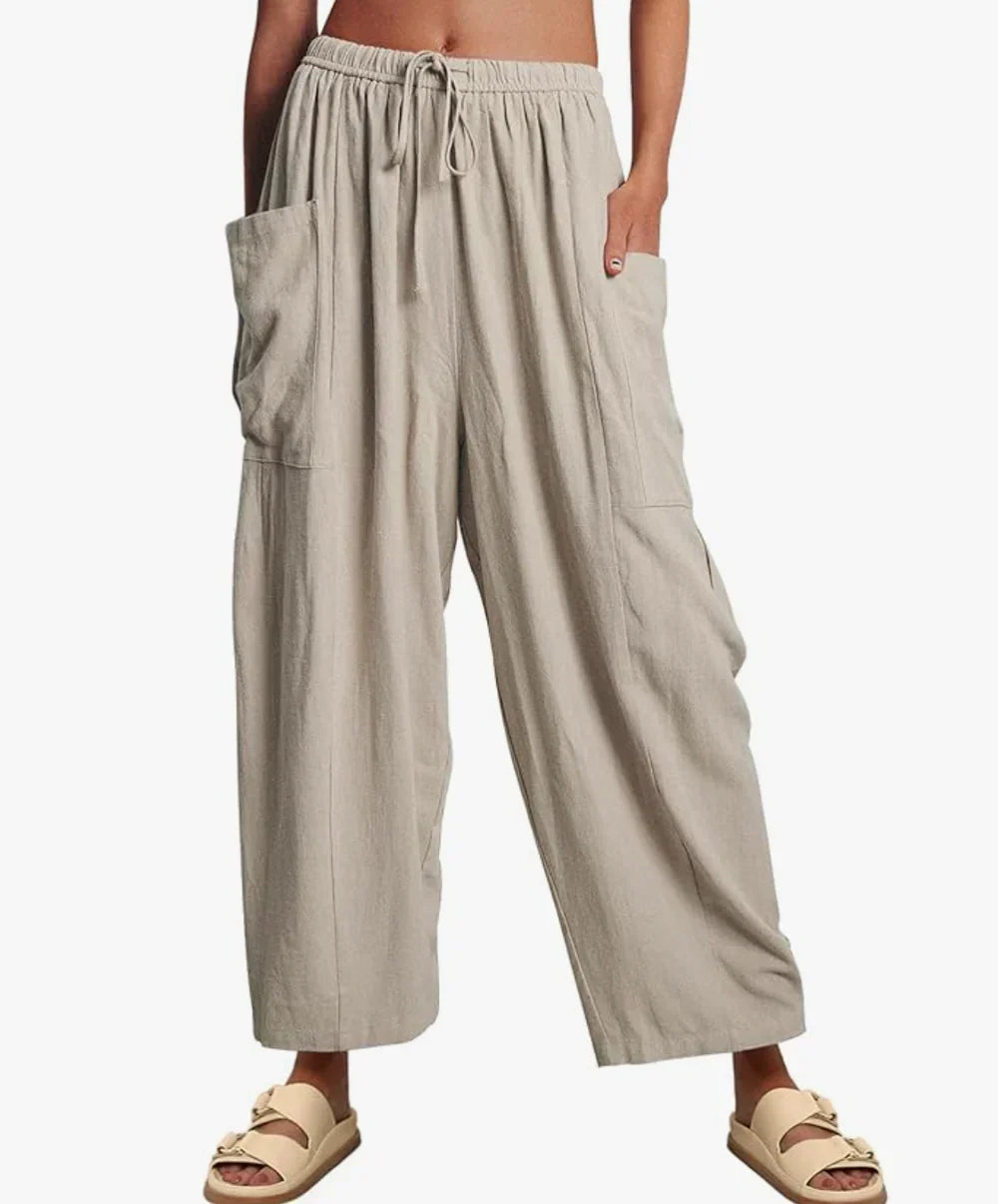 Grace - Dawn Wide-Leg Pocket Trousers