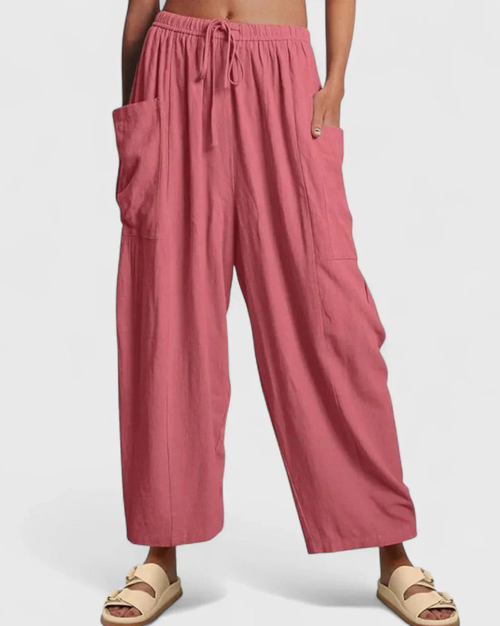 Grace - Dawn Wide-Leg Pocket Trousers