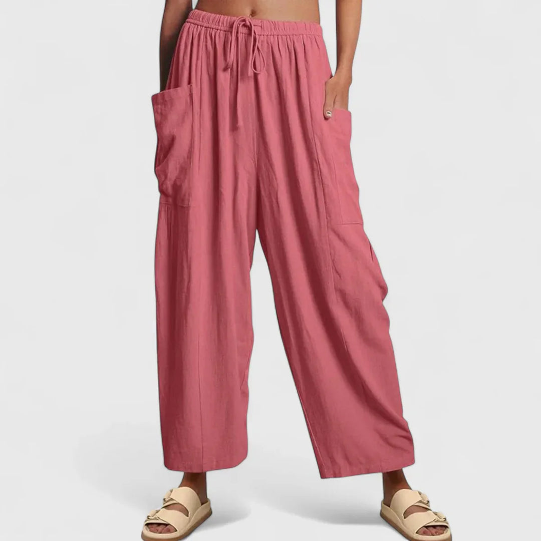 Grace - Dawn Wide-Leg Pocket Trousers