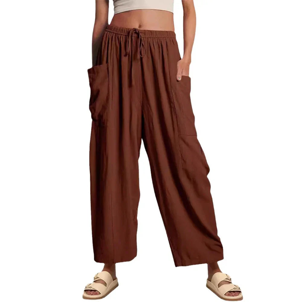 Grace - Dawn Wide-Leg Pocket Trousers