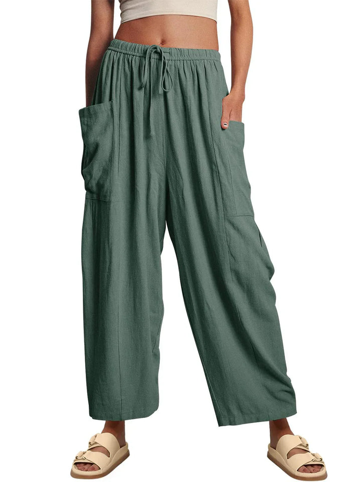 Grace - Dawn Wide-Leg Pocket Trousers