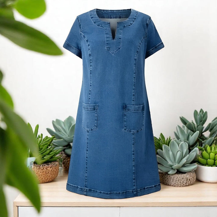 Gidget | Graceful Denim Dress