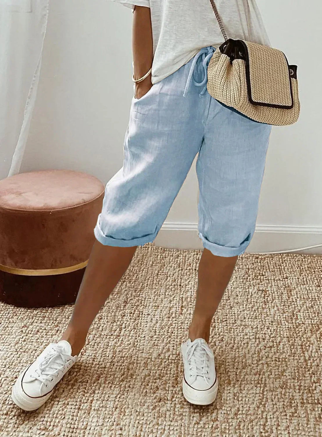 Georgia – Light Linen Shorts
