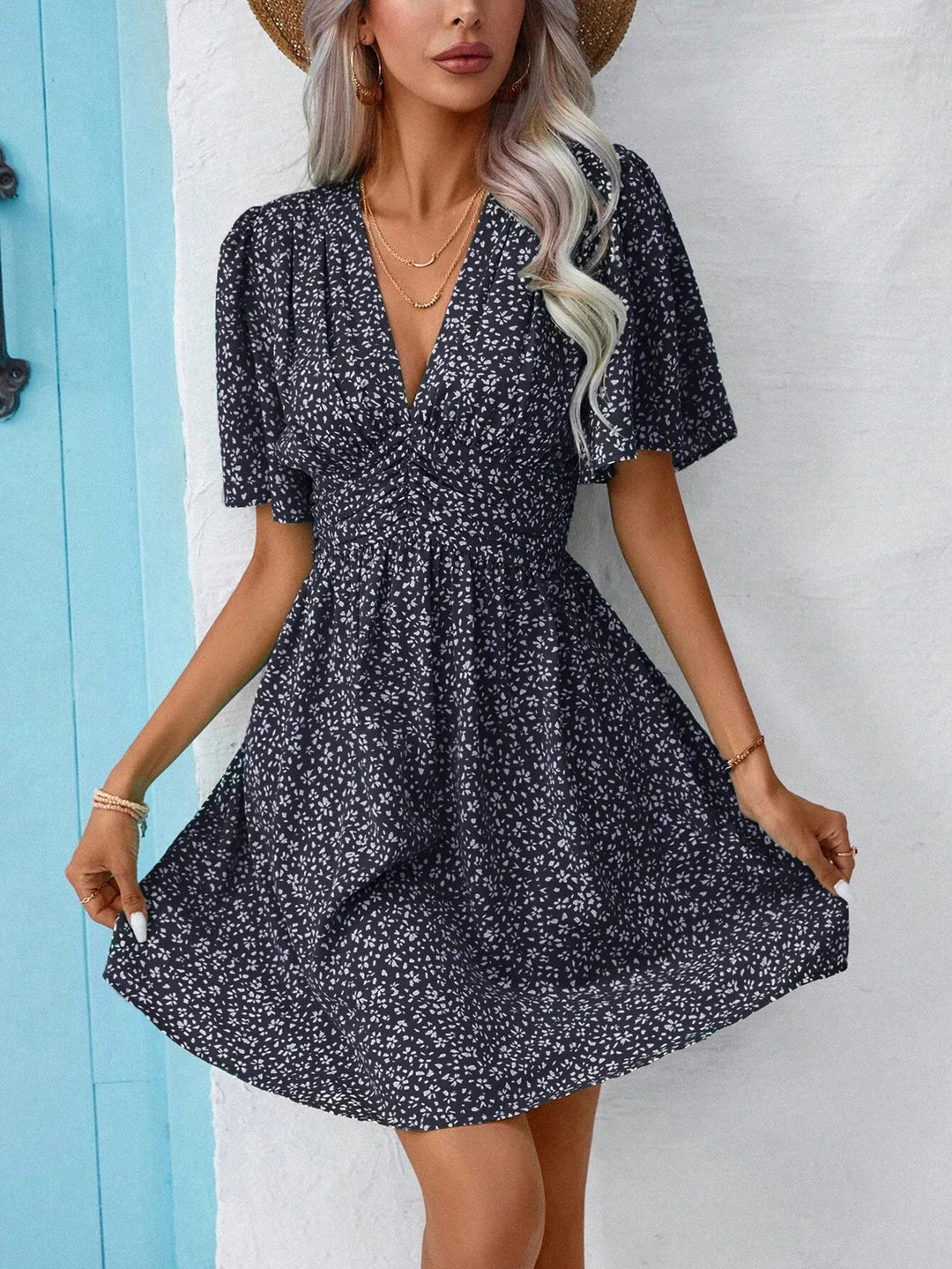 Blakely | Floral Grace Mini Dress