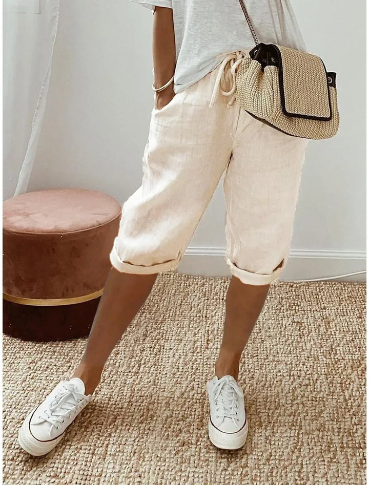 Georgia – Light Linen Shorts