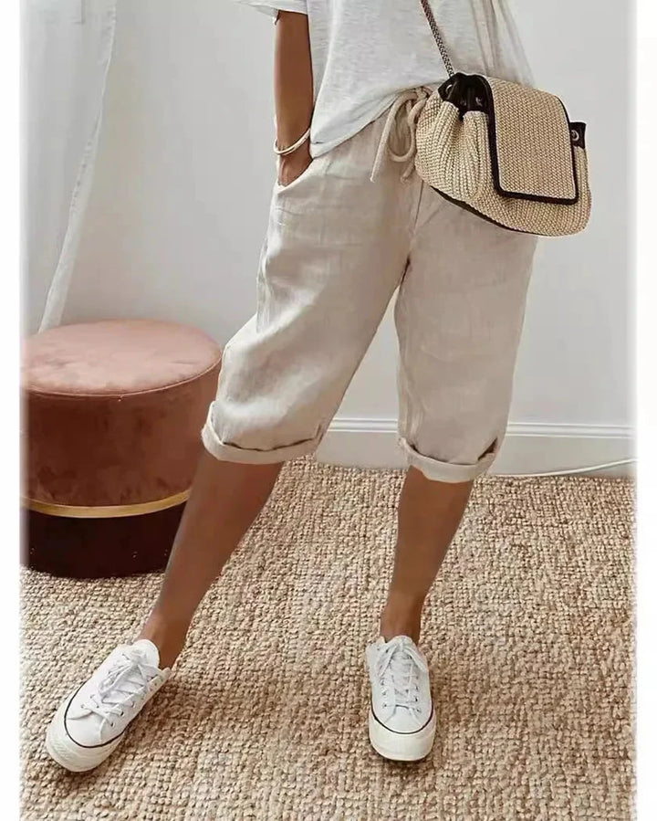 Georgia – Light Linen Shorts