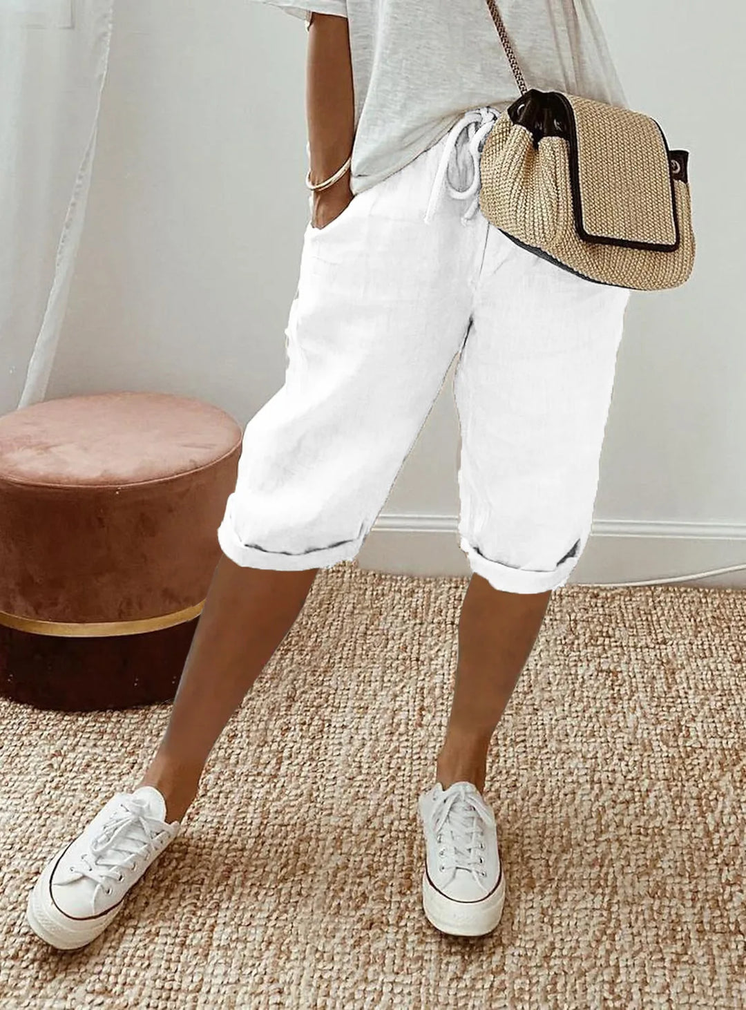 Georgia – Light Linen Shorts