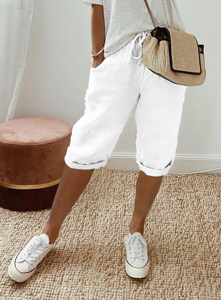 Georgia – Light Linen Shorts