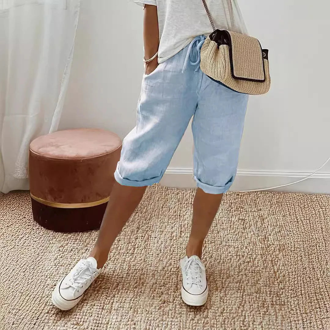 Georgia – Light Linen Shorts
