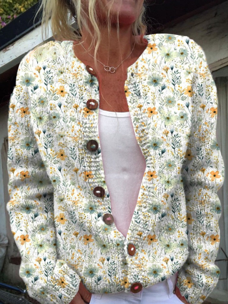 Scarlett | Autumn Floral Sweater