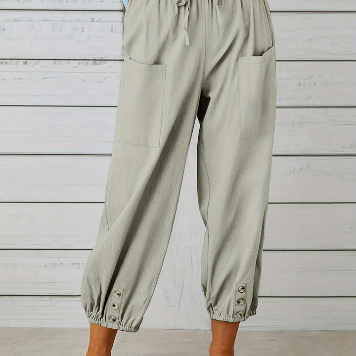 Kate - Wide Leg Capri Pants