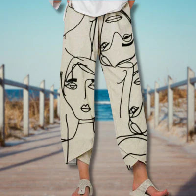 Madeleine - Artistic Print Trousers