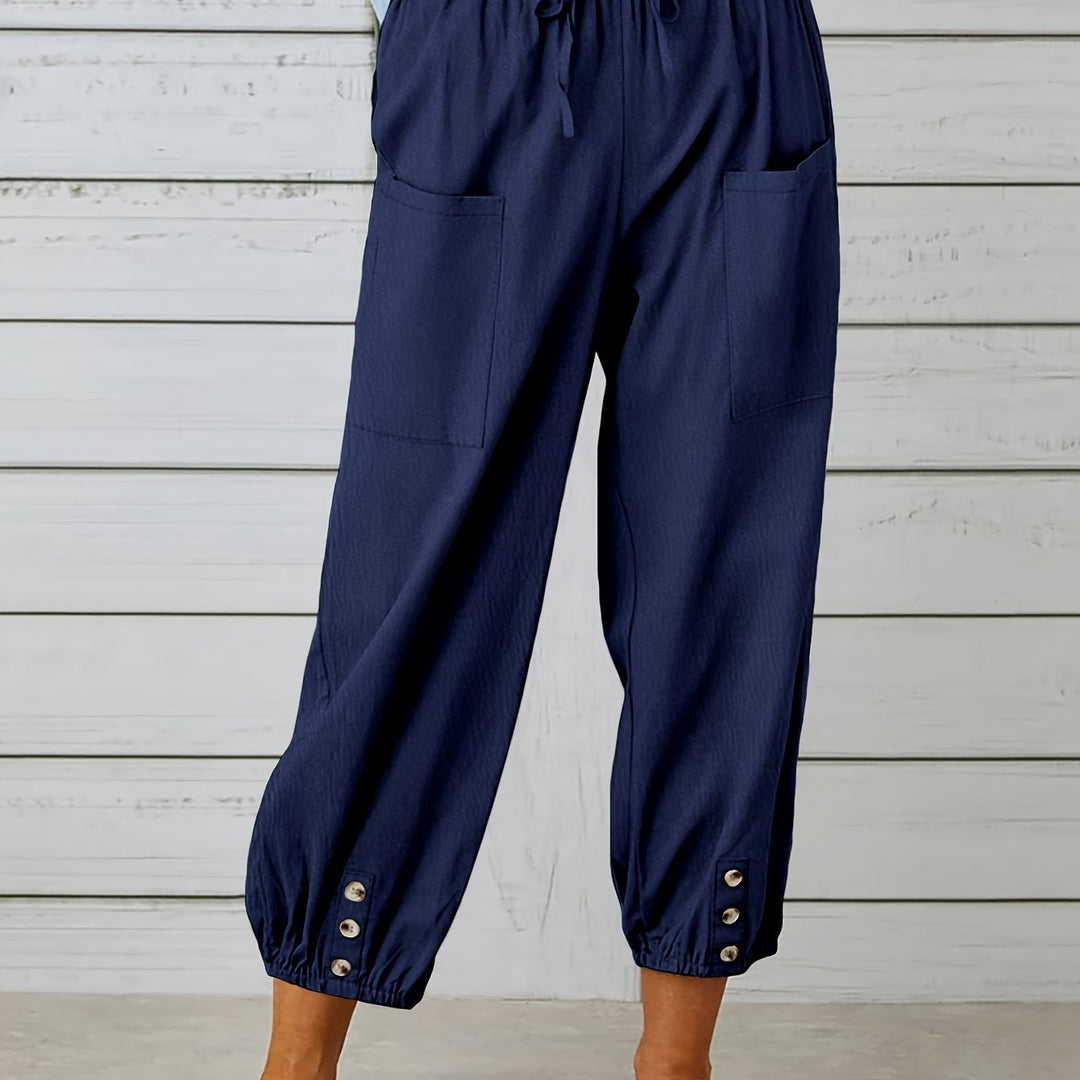 Kate - Wide Leg Capri Pants