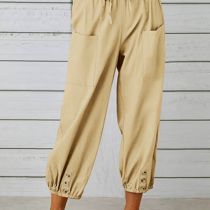 Kate - Wide Leg Capri Pants