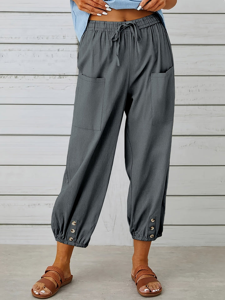 Kate - Wide Leg Capri Pants