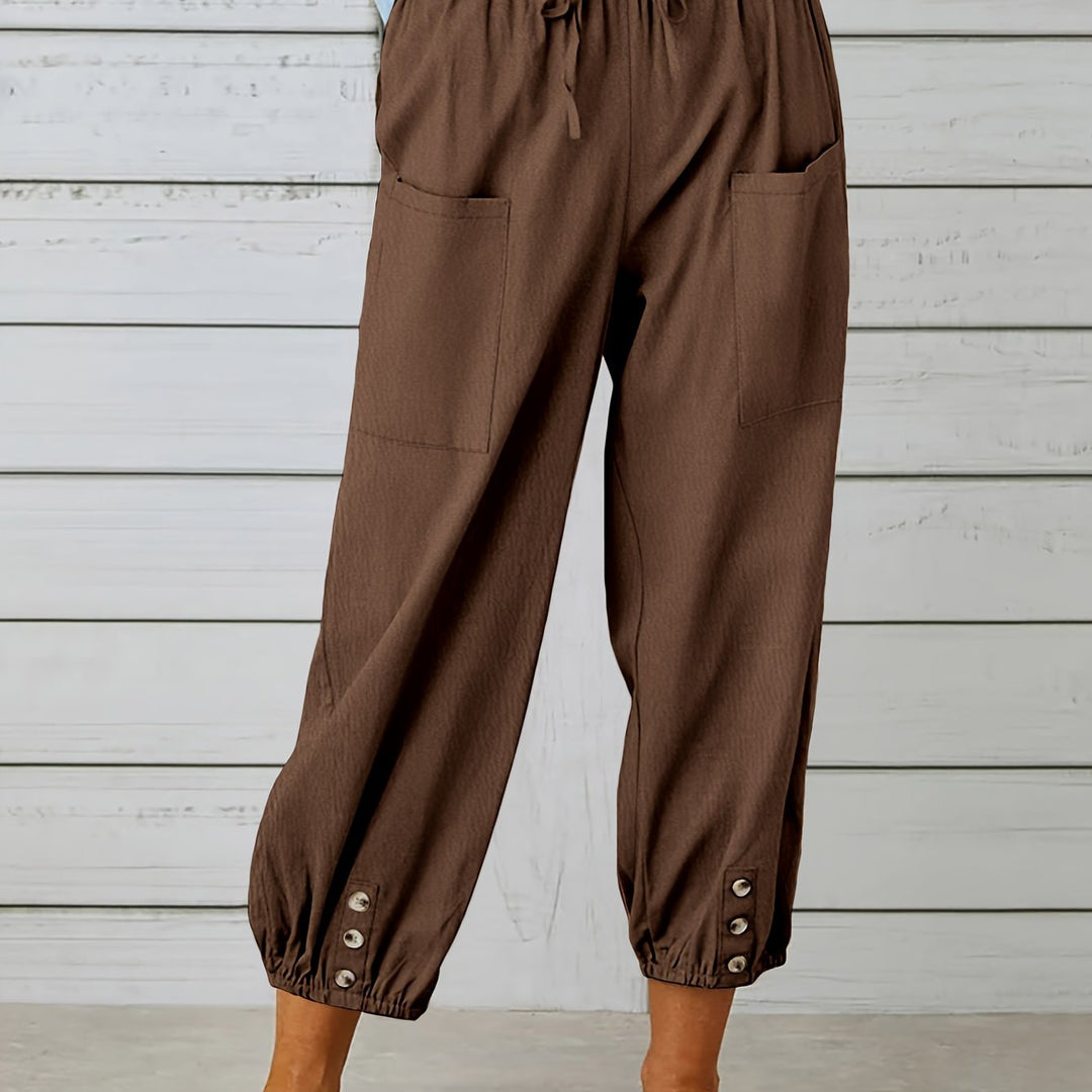 Kate - Wide Leg Capri Pants