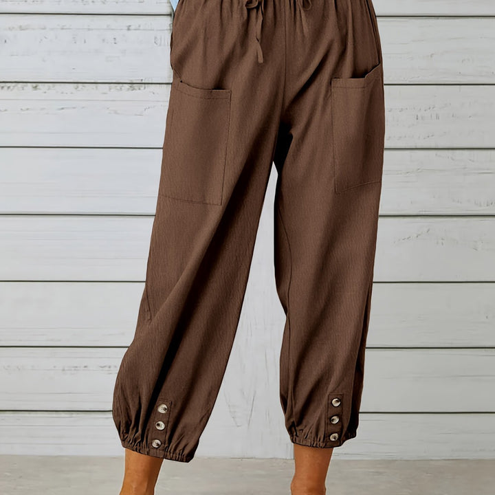 Kate - Wide Leg Capri Pants