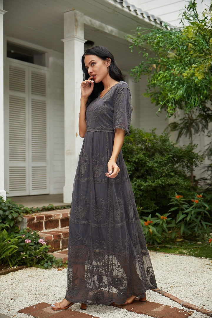 Clarita | Elegant Bloom Maxi